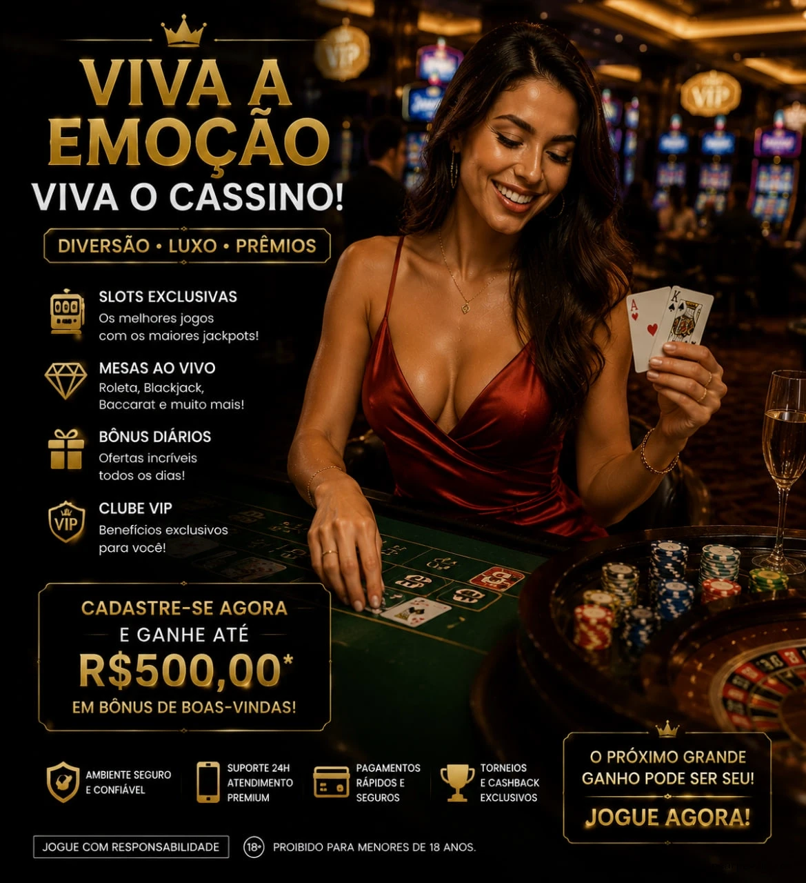 Apostas de Futebol - Brasileirão, Champions League, Copa do Mundo